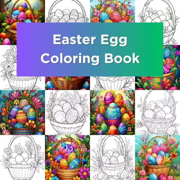 Easter Egg Coloring Book