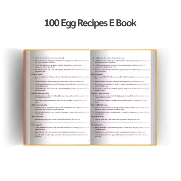 100 Egg Recipes E Book - Image 2