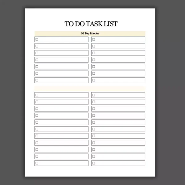 Study Planner Template 2025 for Students - Image 2