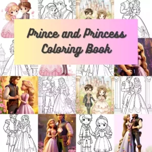 Prince and Princess Coloring Book