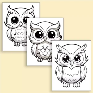 Owl Coloring Pages