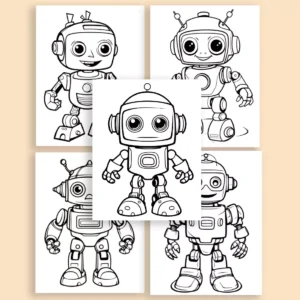 Robot Coloring Pages