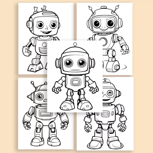 Robot Coloring Pages